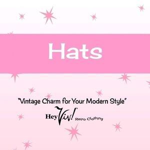 Hats - Classic Pill Box, Stewardess, & Fascinators